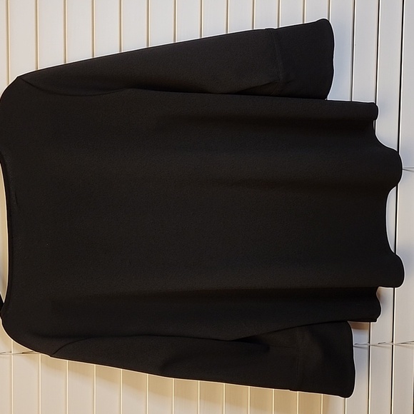 Ann Taylor Black Long Sleeve Top With Pearl Accents sz XL - Picture 6 of 6